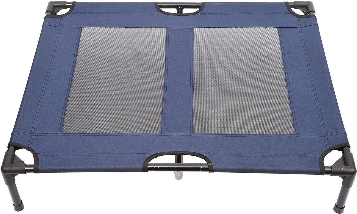 PawHut Honden- en katten slaapbed blauw 92 x 76 x 18 cm