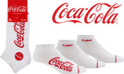 COCA COLA SOKKEN - Coke sneakers - 39/42 - wit - 6 paar