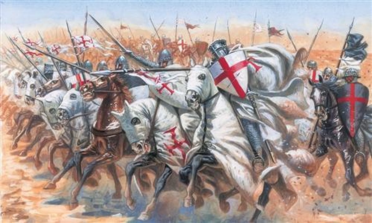 Italeri - Templar Knights (Medieval Era) 1:72 (Ita6125s)