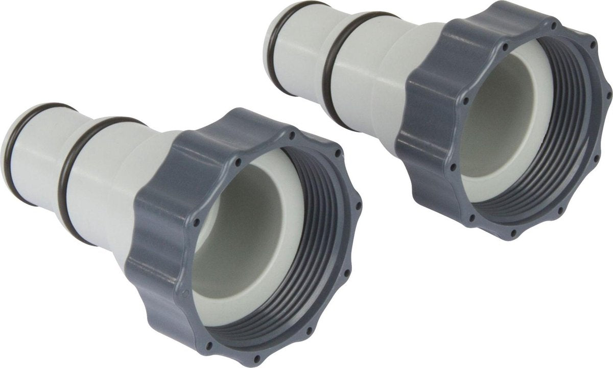 2 x Intex zwembad Slang Adapter A 38mm naar 32-38 mm  - koppelstuk - verloopstuk  ALLEEN VOOR INTEX ZANDFILTERPOMPEN