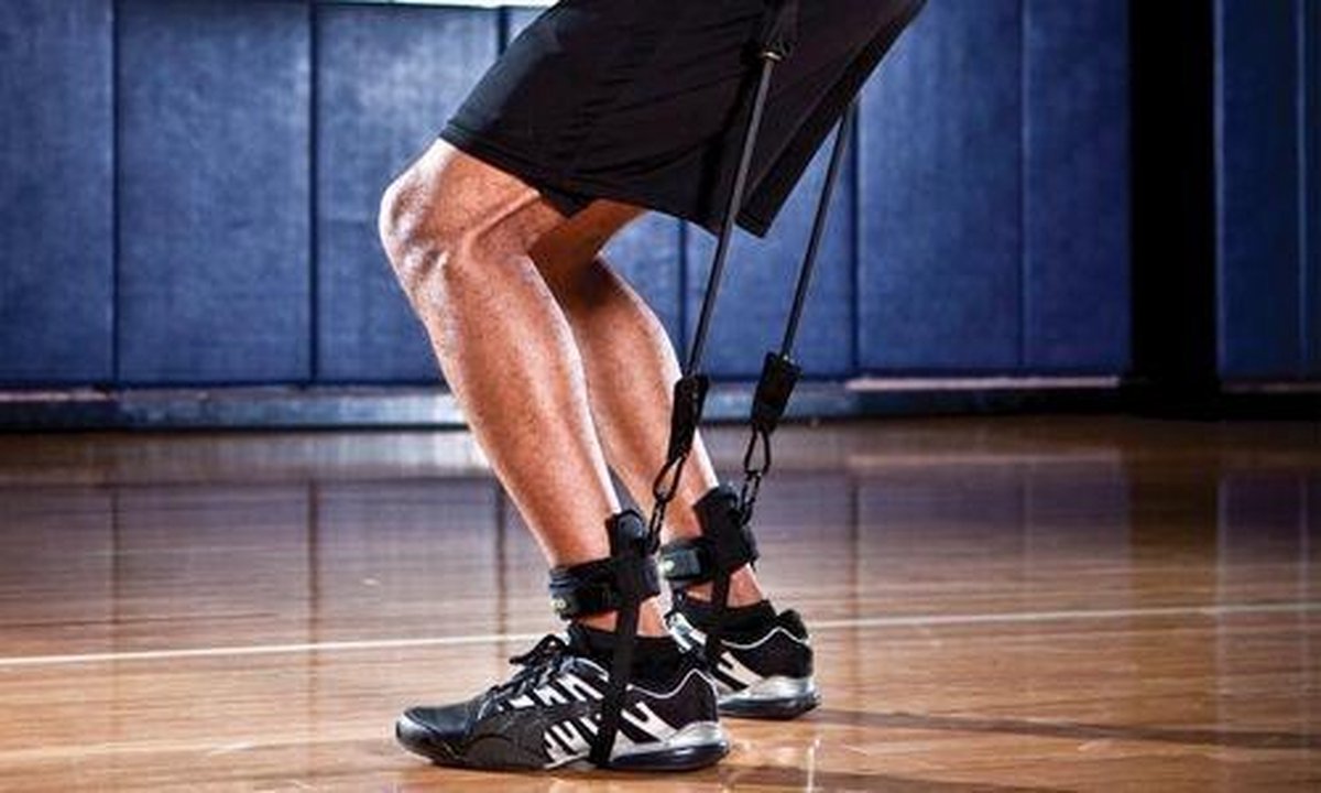 Multi Fitness set - Voetbaltrainer - Elastiek - Met 3 x 2 weerstanden - Voetbal training