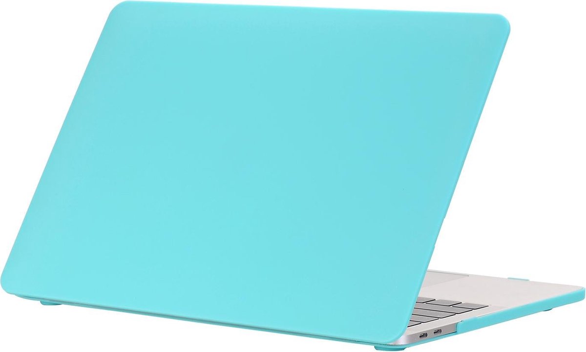 Mobigear Hardshell Case Mat Turquoise Macbook Pro 15 inch Thunderbolt 3 (USB-C)