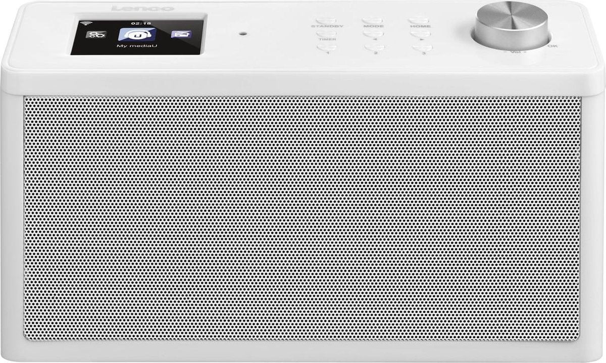 Lenco KCR-2014 - Keukenradio met wifi en weersverwachting - Wit