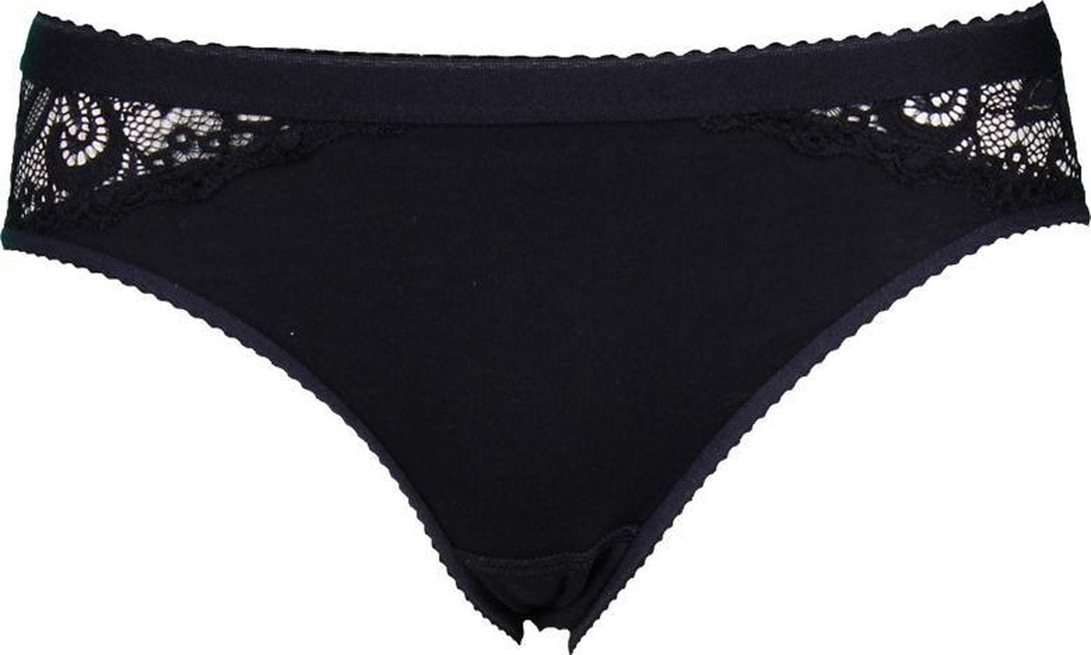 RJ Bodywear - Bikini Slip De Luxe Zwart - XL