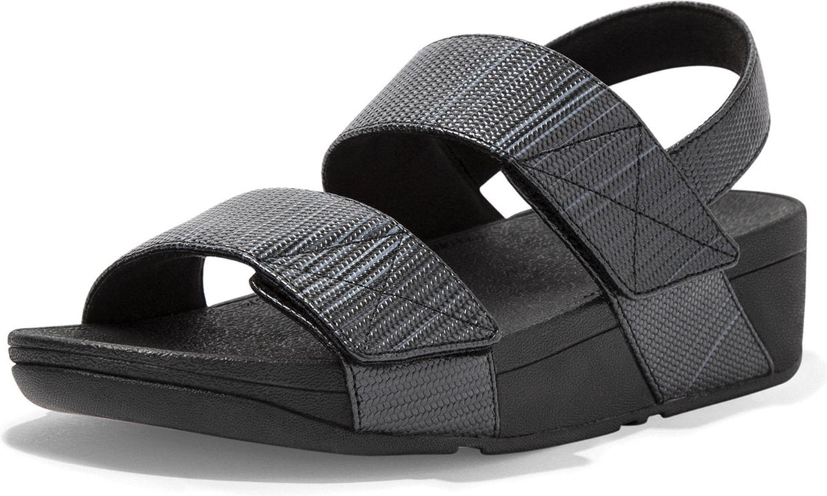 FitFlop  Vrouwen   Sandalen / Damesschoenen Textured backstra - Zwart - Maat 38