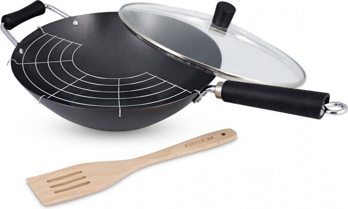 Medina Wokpanset 31 Cm Staal /Zilver 4-Delig