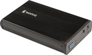 König CSU3HDE35S100 behuizing voor opslagstations 3.5'' HDD-behuizing Zwart