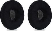kwmobile 2x fluwelen oorkussens voor Sennheiser K121 /K121S /K141/ K142 MK II HD koptelefoons - Kussens voor over-ear-koptelefoon in zwart