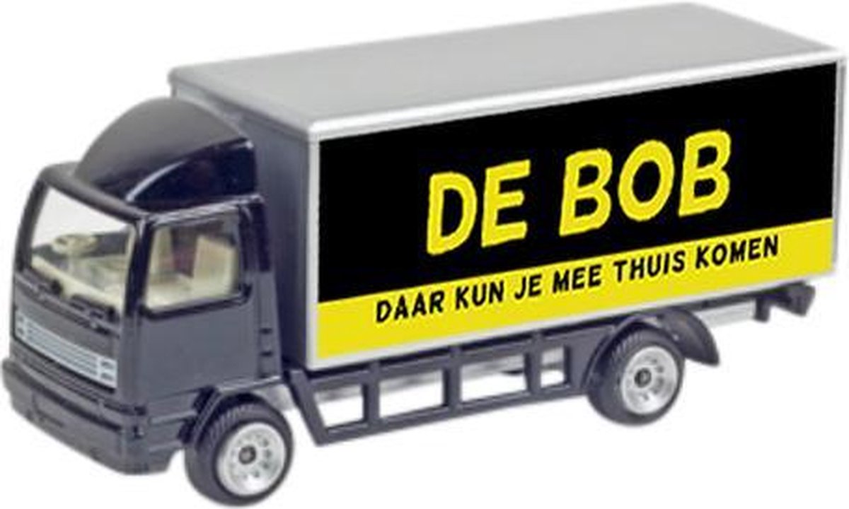 Leuk kado met naam model vrachtwagen type de bob - zwart