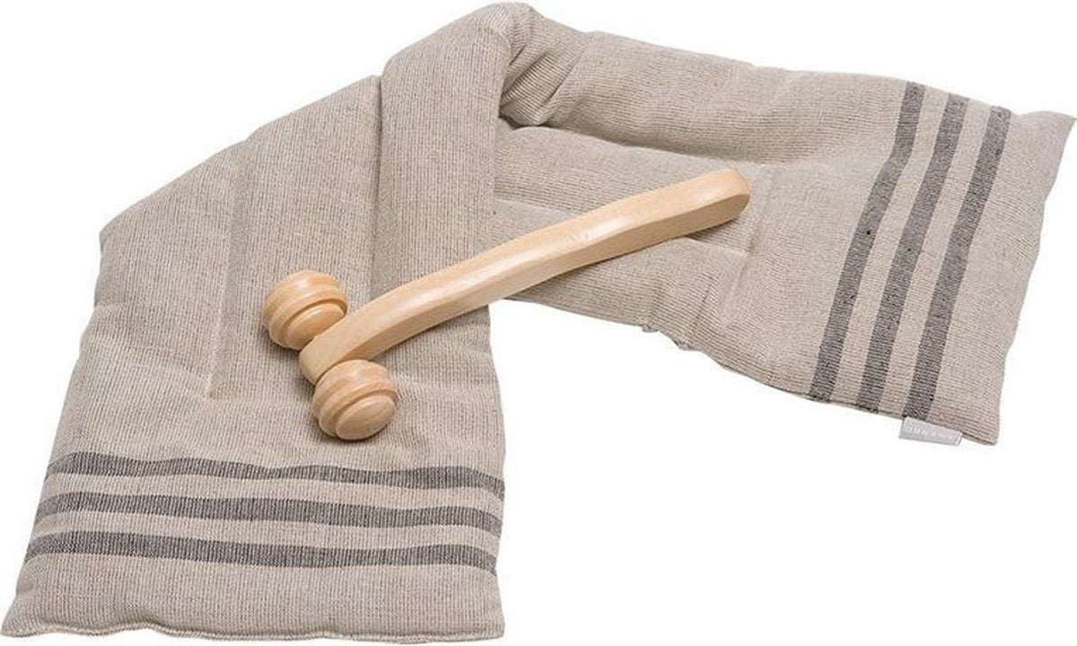 Emendo - Large Wheat cushion + massage rol