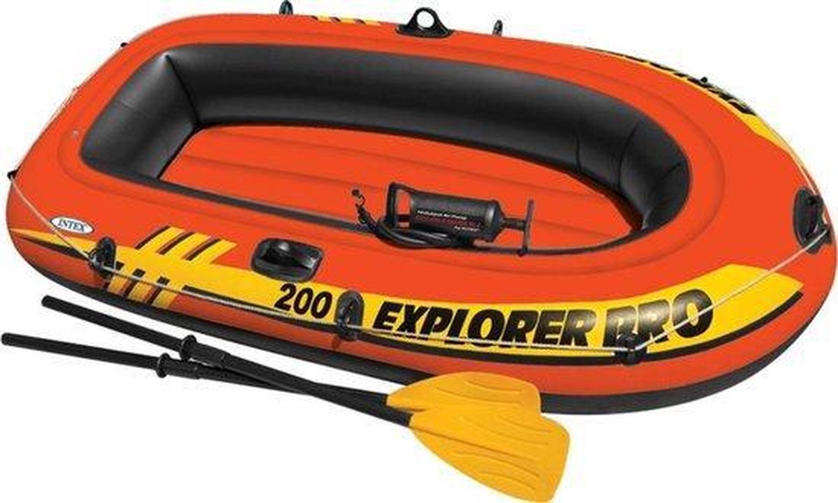 Intex Explorer Pro 200 Opblaasboot - 2 Persoons - Oranje