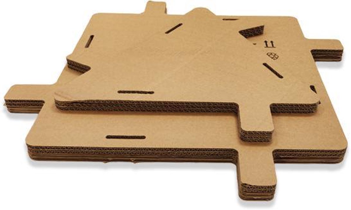 KarTent - Kartonnen Puzzel Gebouw Blokken - Cadeau van Duurzaam Karton