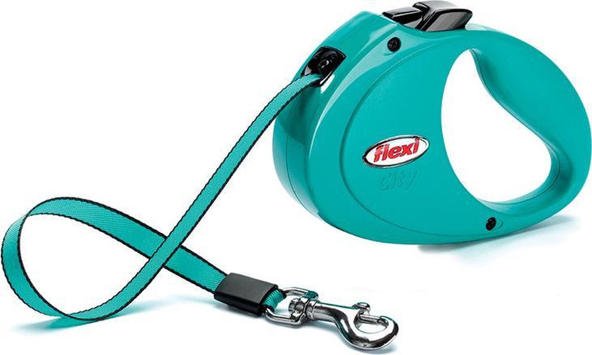 Flexi City Hondenriem Tape - Donkerblauw - M - 2 m (<35 kg)