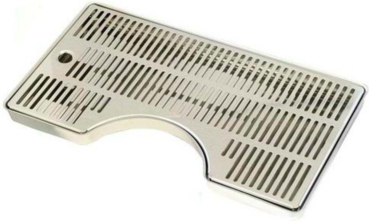 Lekbak Roestvrij staal Lekbak 400x220x20 mm met inkeping