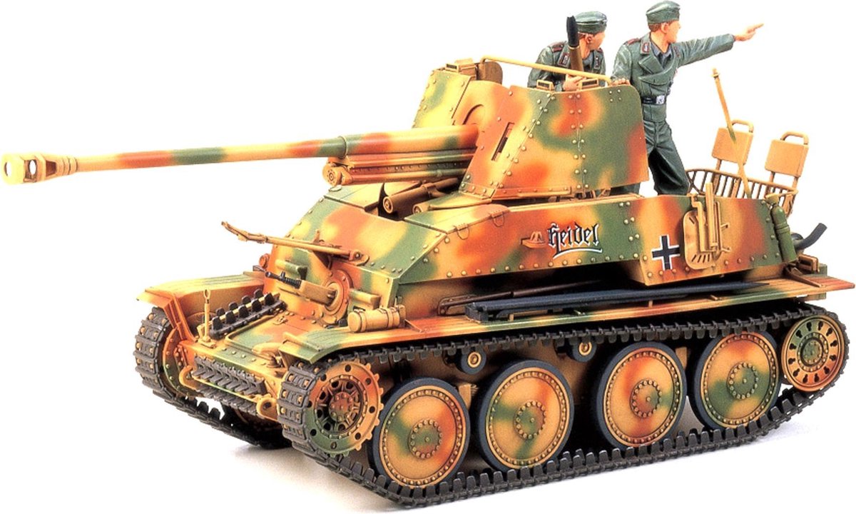 Tamiya German Tank Destroyer Marder III + Ammo by Mig lijm
