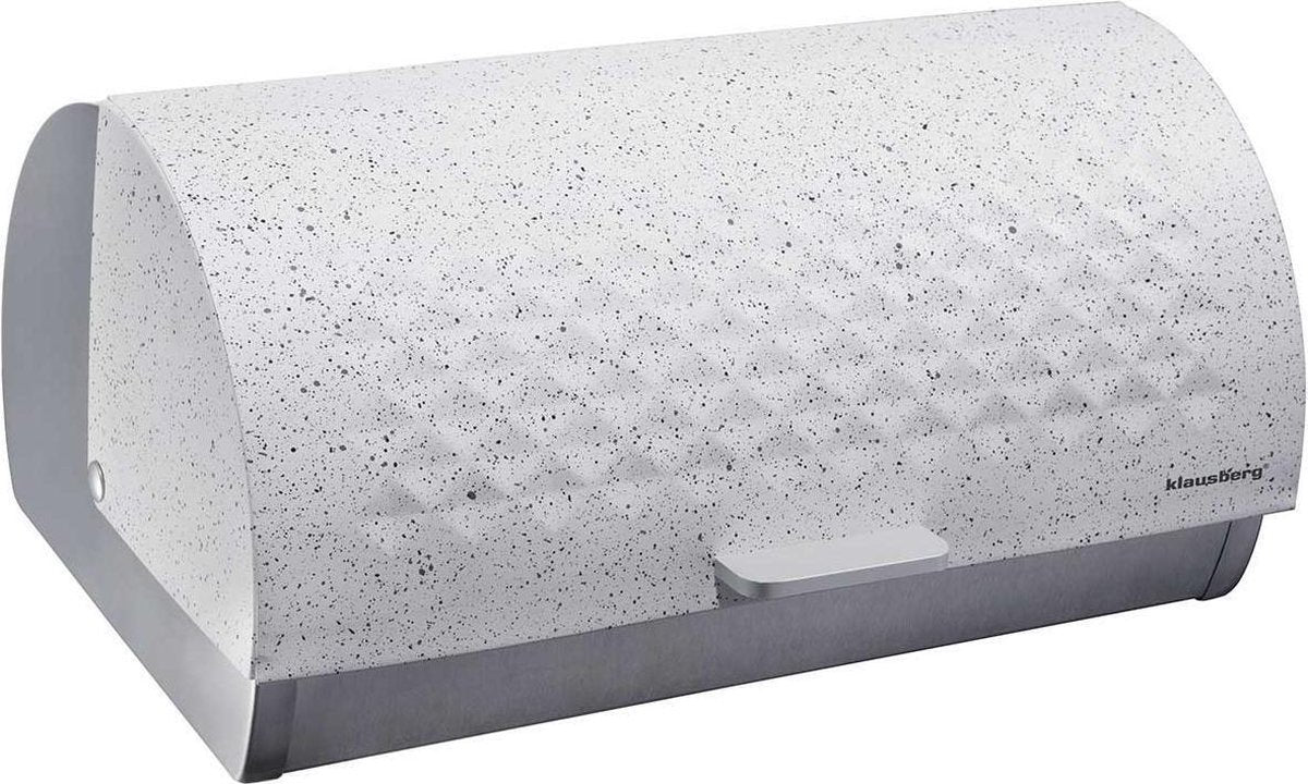 Klausberg 7401 - Broodtrommel - Wit - diamond - 38 x 28 x 18.5 cm