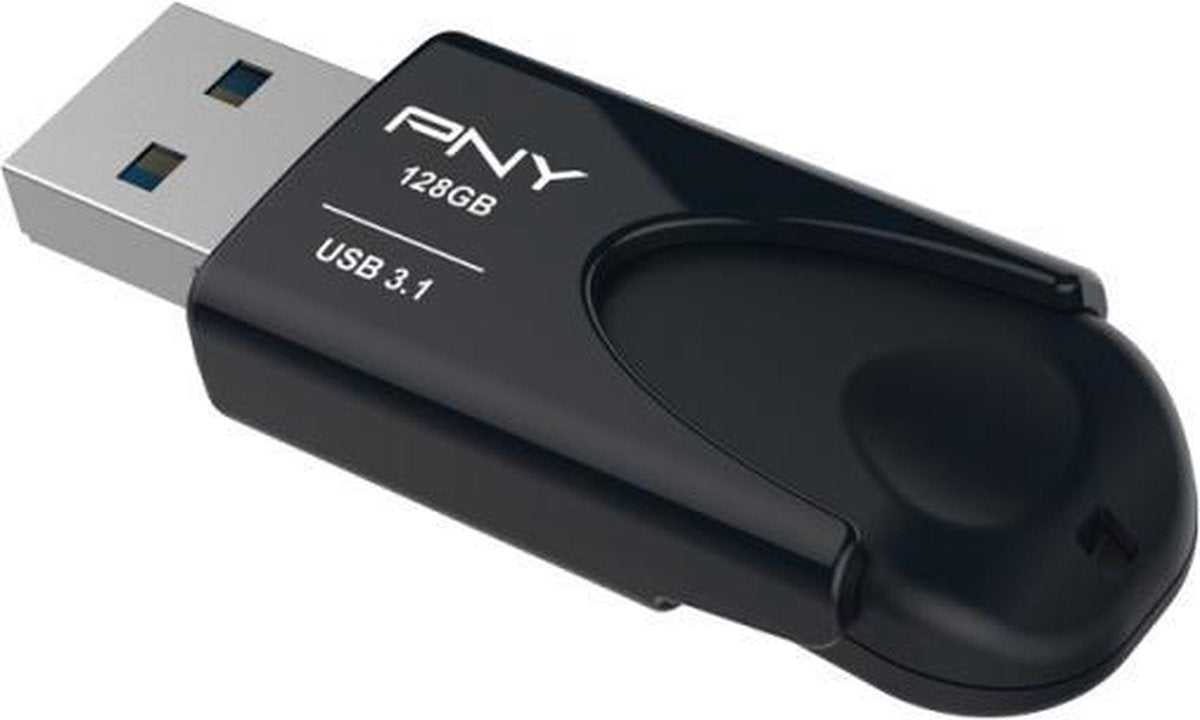 PNY Attache 4 3.1 USB flash drive 128 GB USB Type-A 3.2 Gen 1 (3.1 Gen 1) Zwart