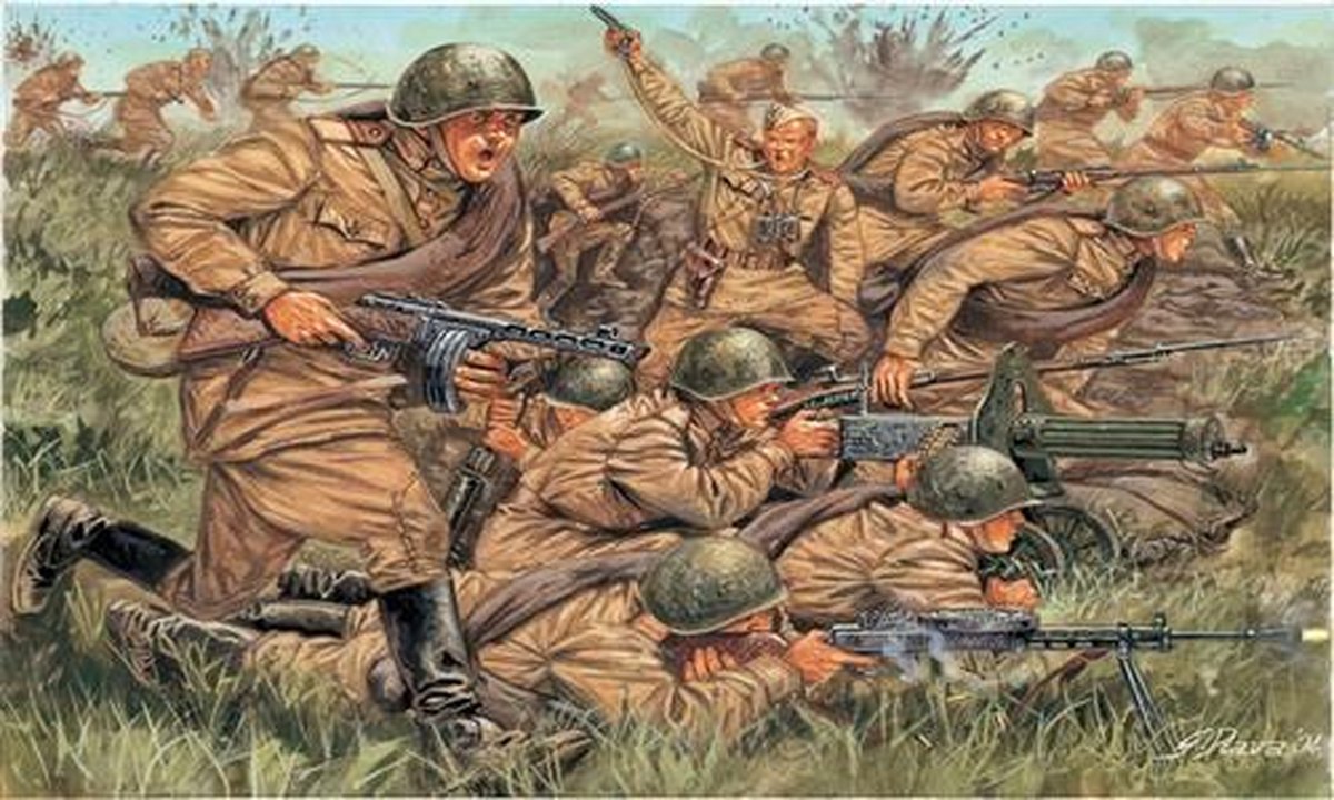 Italeri - Wwii  Russian Infantry 1:72 (Ita6057s)