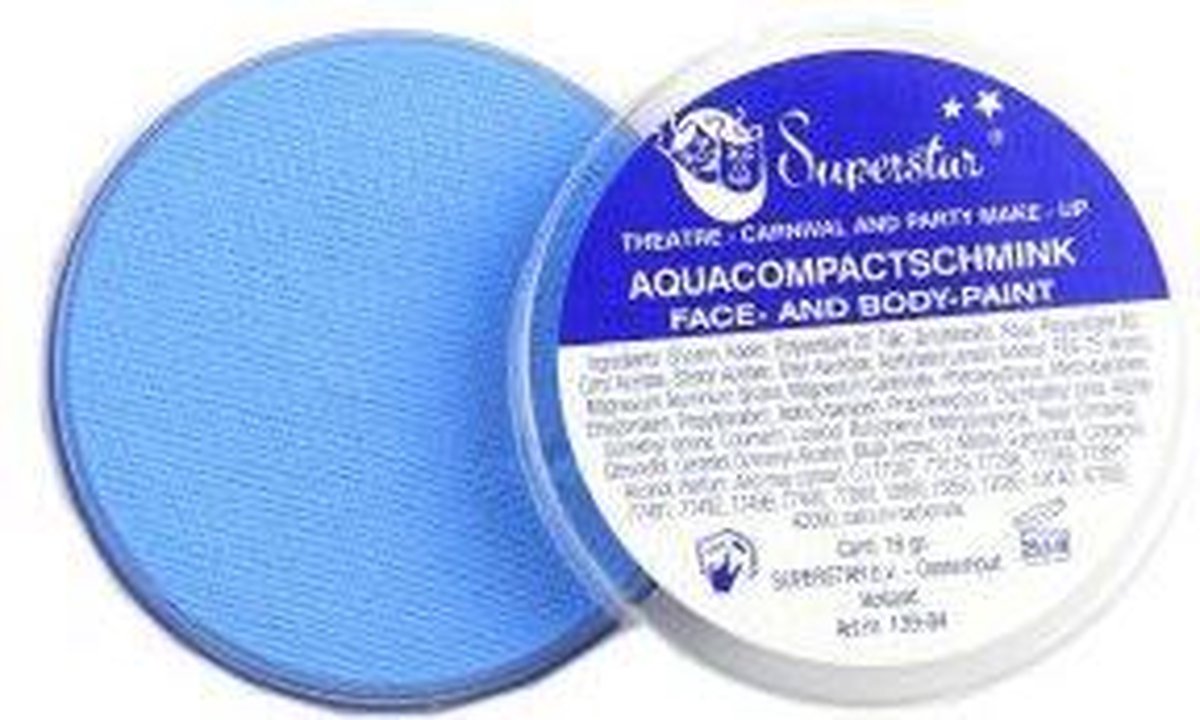 Aquaschmink pastel blauw 16gr