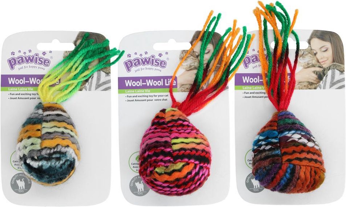 Pawise Meowmeow life - wool puuch