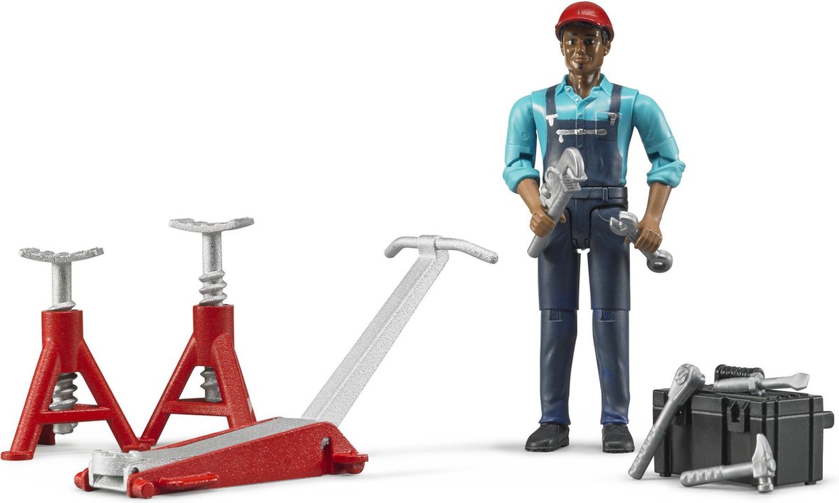 Garage werker met accessoires Bruder
