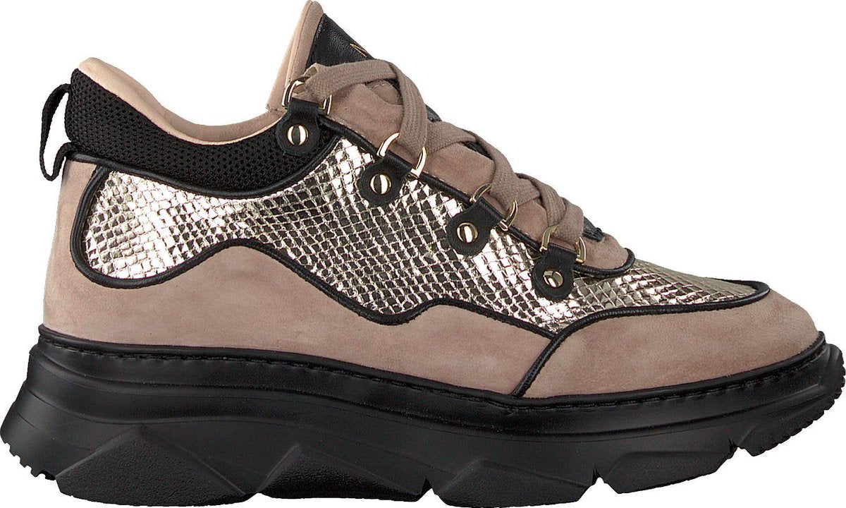 Notre-V 631 Lage sneakers - Leren Sneaker - Dames - Taupe - Maat 40