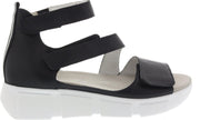 Dames Sandalen Waldlaufer 757801-171-001 H-isa Zwart - Maat 5