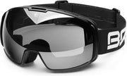 Briko Nyira Free Fighter 7.6 Otg Ski Goggles MATT BLACK - Maat One size