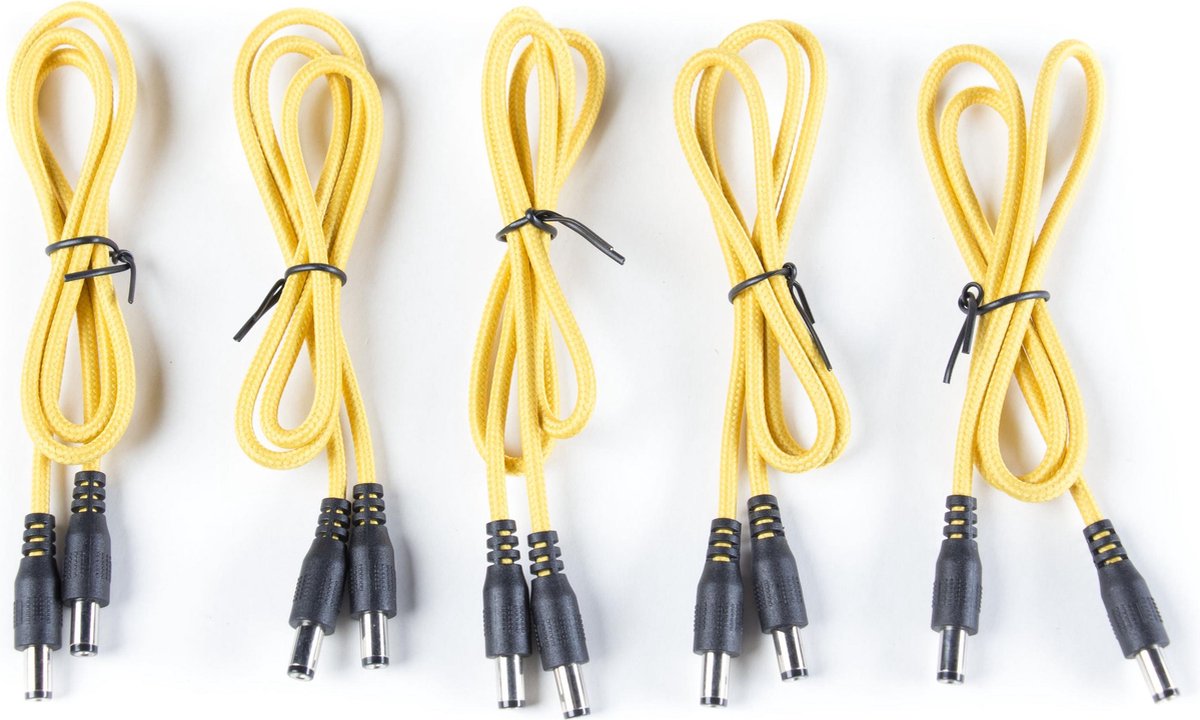 Accessoires voor gitaren - Fame DC Cable Set Yellow