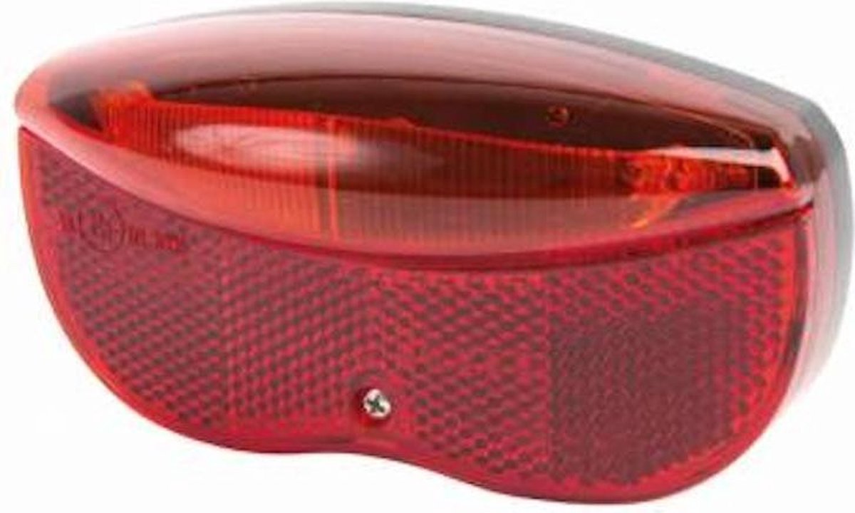 Contec Achterlicht TL-002 - Rood - 80mm - Met 3 Led - Incl. 2 Batterijen
