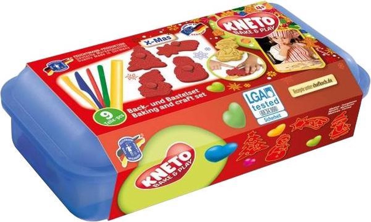 Feuchtmann Kneto Bake & Play Klei- En Koekfiguurtjes Kerst
