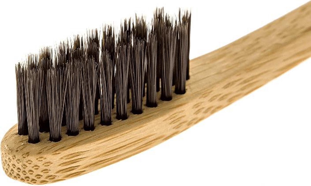 Groomarang Infusion Charcoal Bamboe Tandenborstel