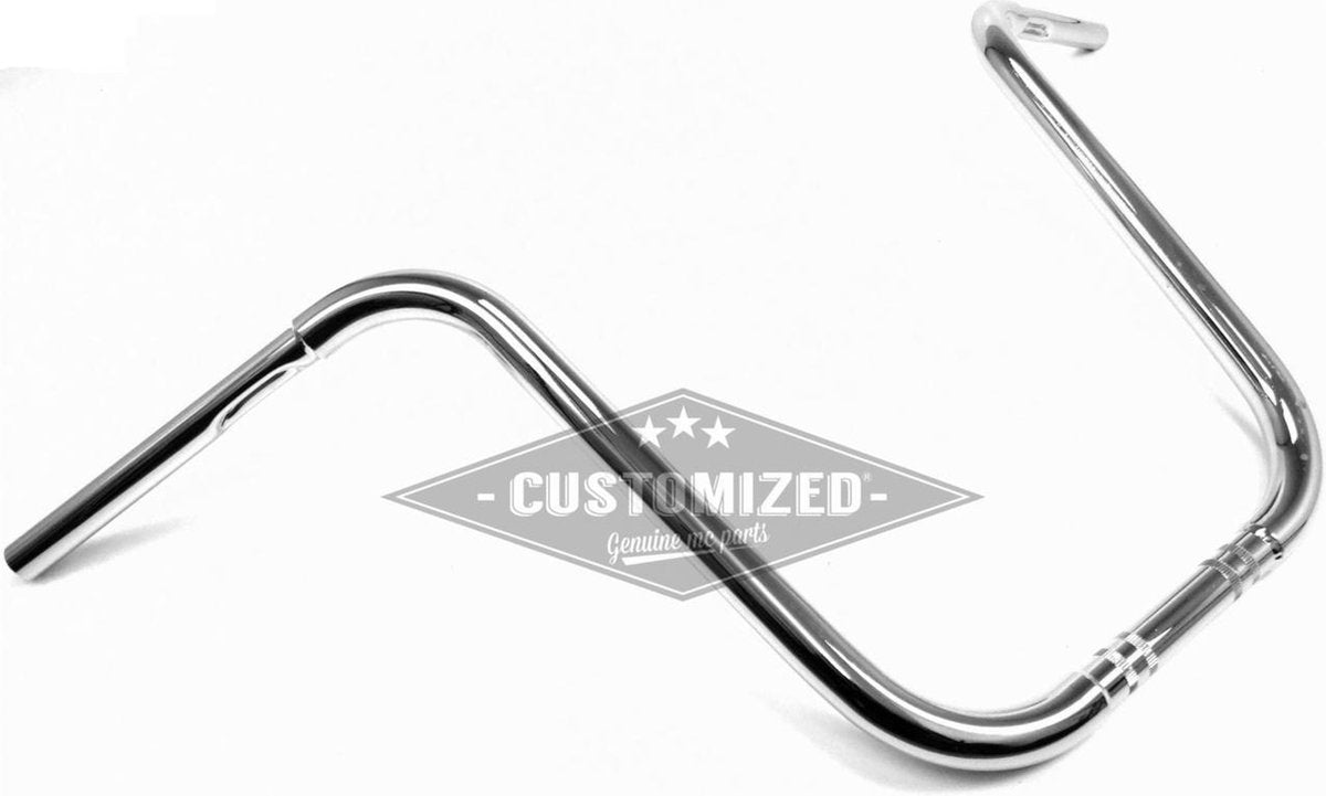 1 Inch Universeel Stuur Classic Fat Ape Hanger 17 Inch Chroom