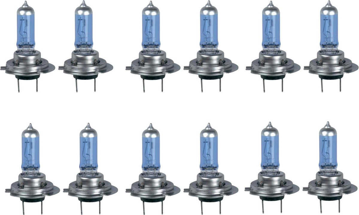 Voltage Automotive H7 Koplamp Gloeilamp Blue Eagle Helderder Upgrade voor Grootlicht Dimlicht Driving Mistlamp (paar)- H7 autolampen - H7 - 12V 55W - 12 Stuk | Blauw