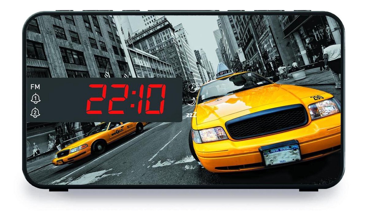 Bigben RR15TAXI Wekkerradio Met Led Display - New York Taxi
