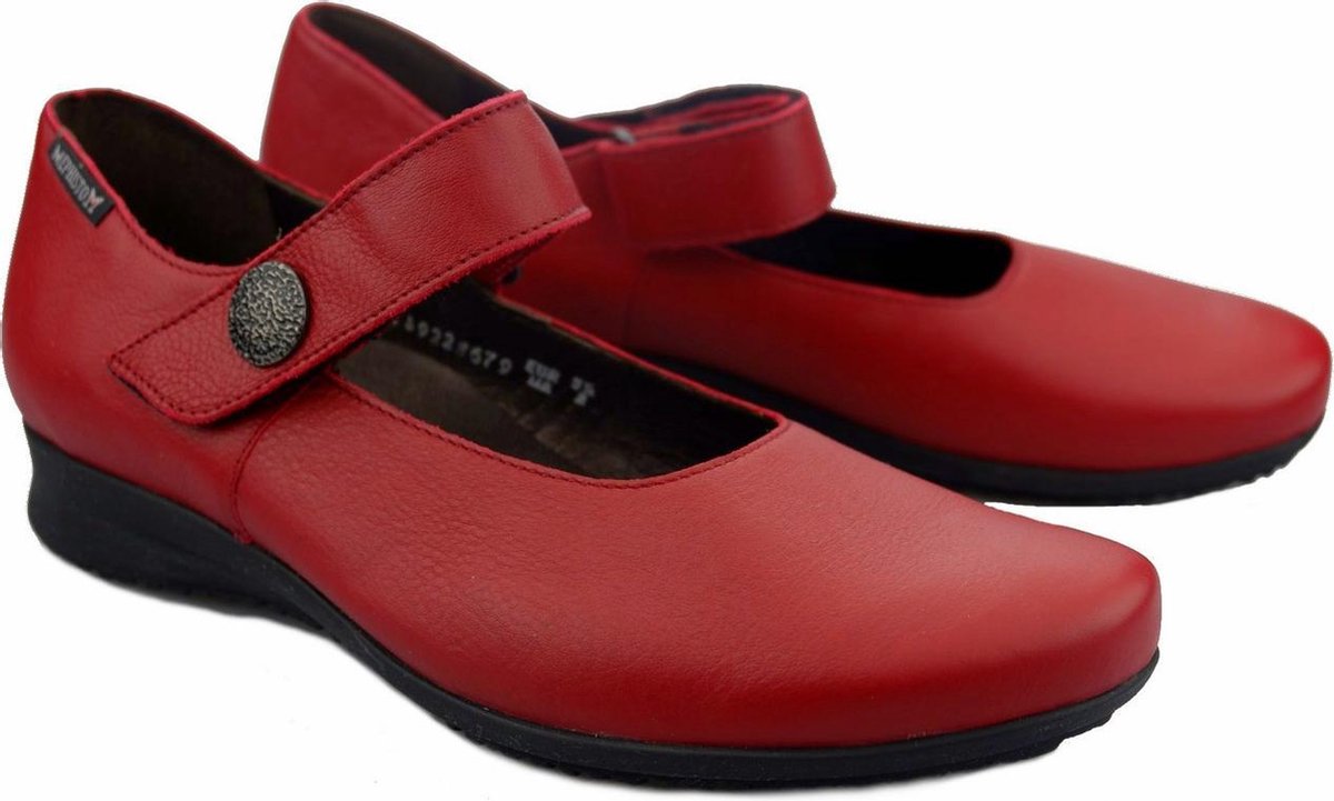 Mephisto FELINE Dames Pump/Ballerina - Rood - Maat 41