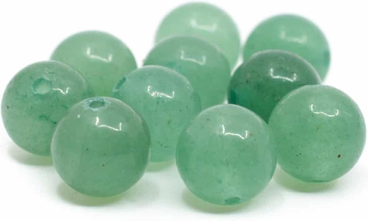 Edelsteen Losse Kralen Groene Aventurijn – 10 stuks (8 mm)