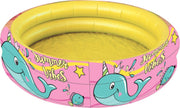 Arditex Opblaaszwembad Whale Junior 100 X 30 Cm Roze/geel