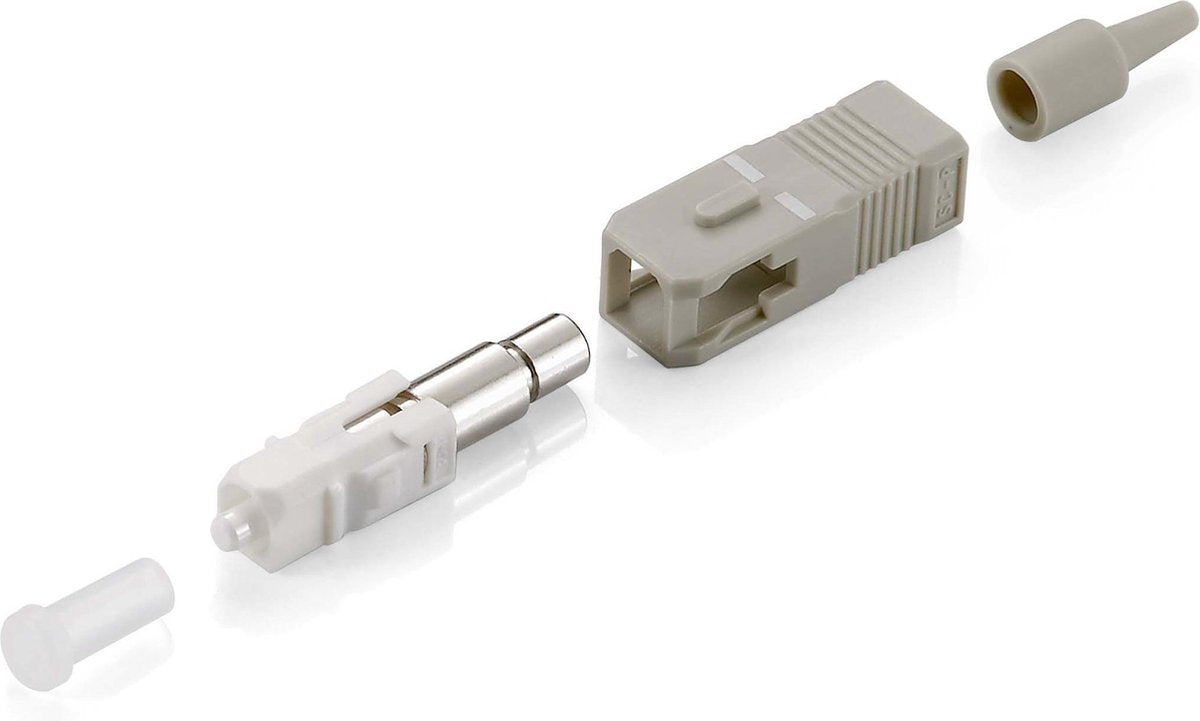 Equip 156020 glasvezeladapter SC Grijs 12 stuk(s)