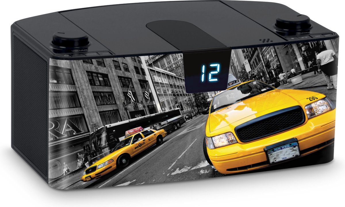 Bigben Interactive Draagbare radio en CD speler met USB - Taxi