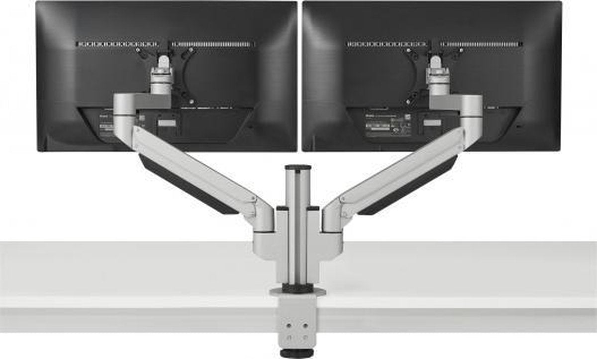BakkerElkhuizen Premium Office Dual Klem/doorvoer Zilver