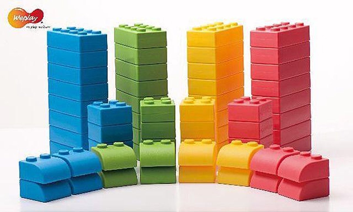 Q-blocks 64 stuks met een tas