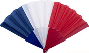 ESPA - Frankrijk supporter waaier 23 cm - Accessoires > Waaiers
