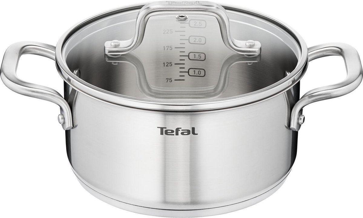 Tefal Virtuoso Kookpan - Ø 20 cm - Geborsteld RVS
