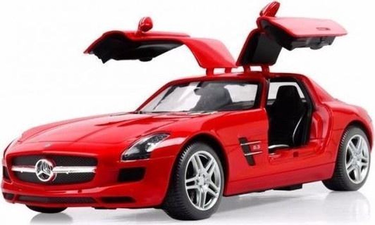 Rastar Rc Mb Sls Amg 24 Cm Schaal 1:18 Rood