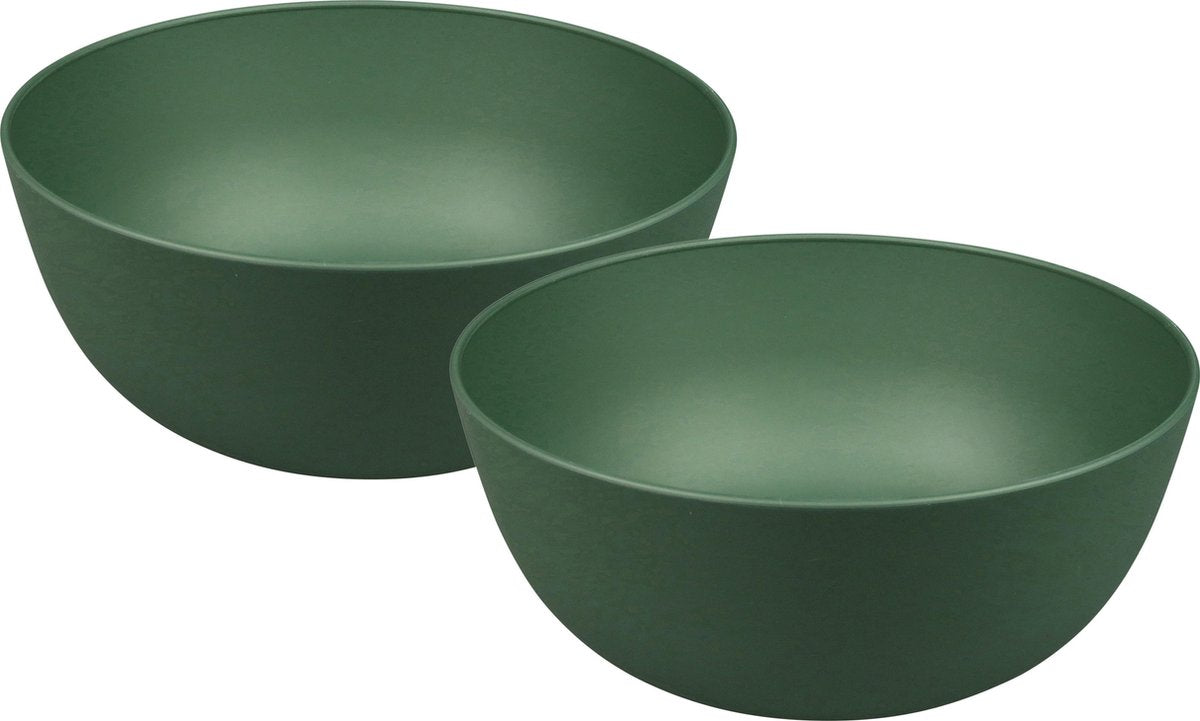Zuperzozial Kom Boost 900 Ml 18 Cm Biokunststof Groen 2 Stuks