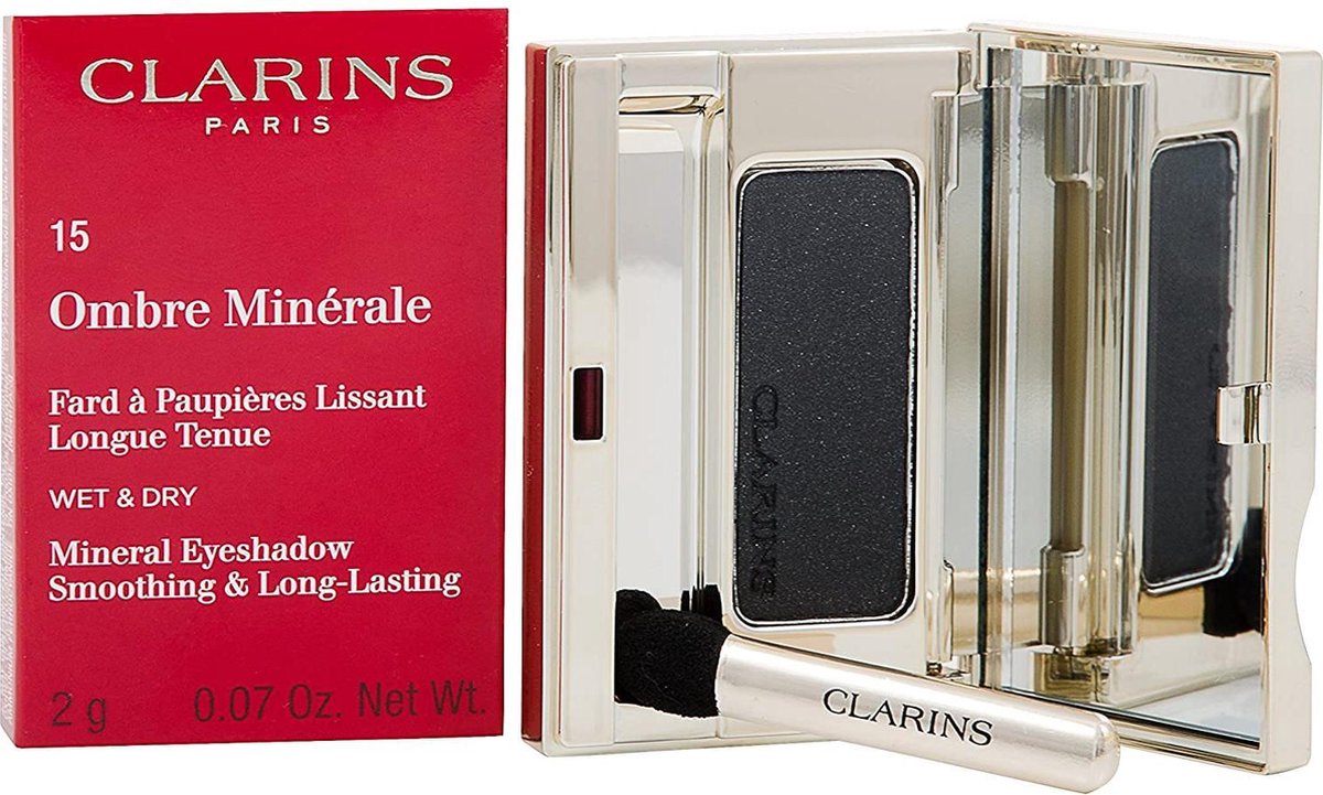 Clarins - Mineral Eyeshadow - 15 - Black Sparkle