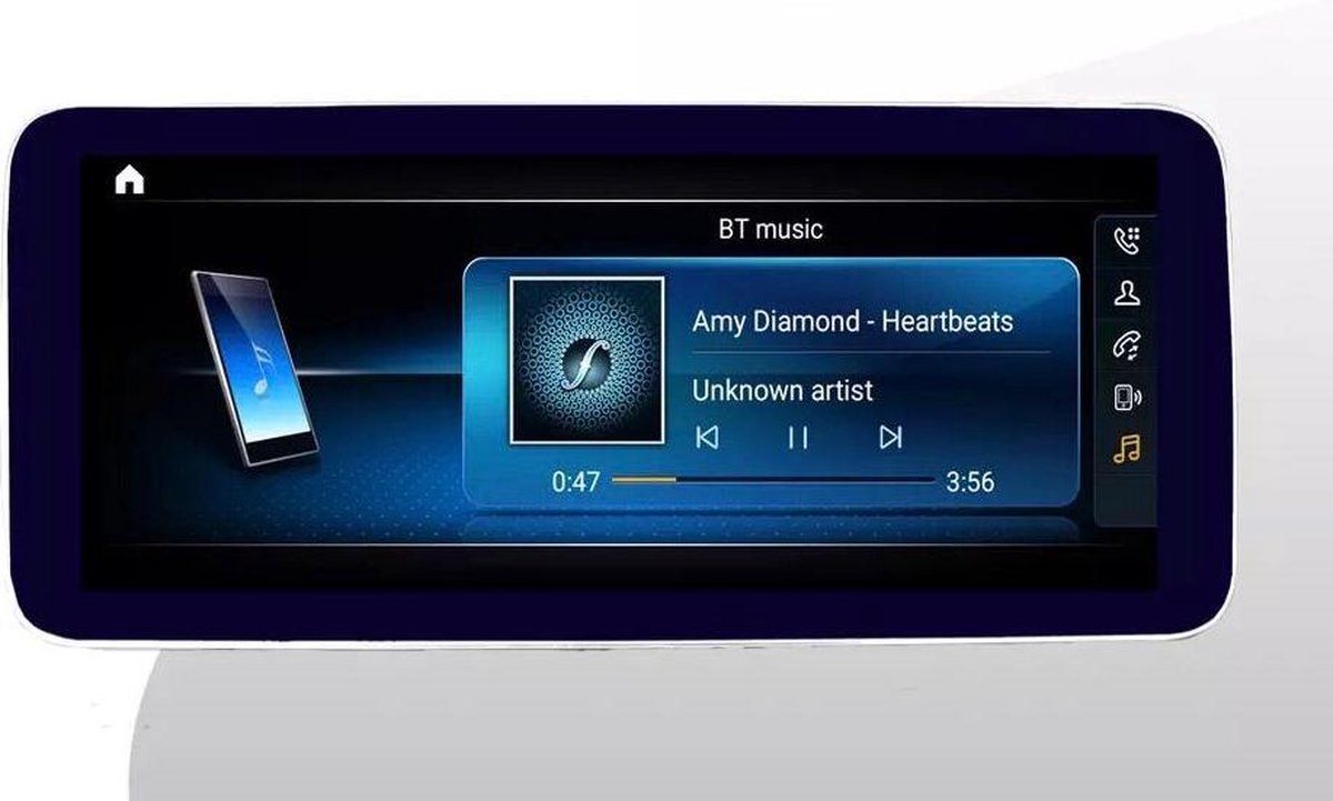 Mercedes Benz A klasse w176 2016-2018 4+64GB 10.25 inch Android 10 systeem met wireless ingebouwde CarPlay