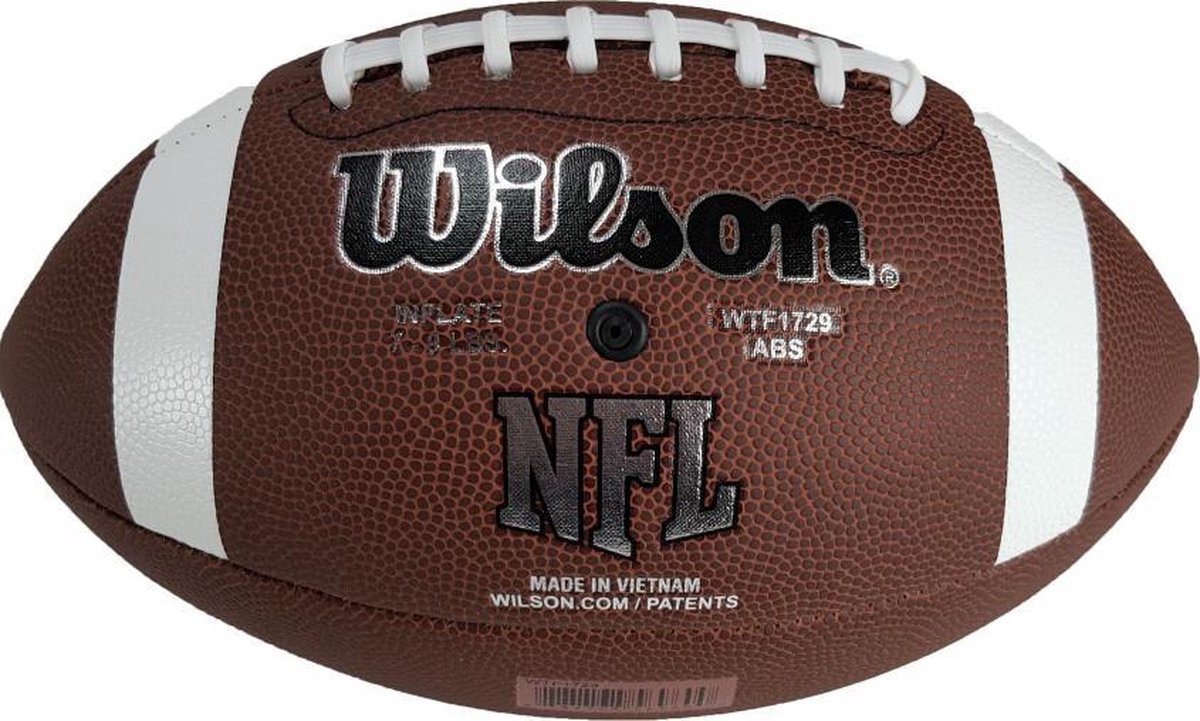 Wilson - Rugby - NFL - American Football - Legend - Official Size - Volwassenen - Bruin - Inclusief Oppomp Naaldnippel
