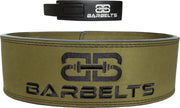 Barbelts Lever belt groen - powerlift riem - S